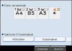 Schermafbeelding Bedieningspaneel