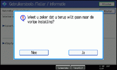Schermafbeelding Bedieningspaneel