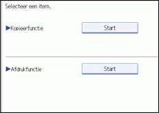 Schermafbeelding Bedieningspaneel