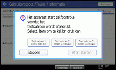 Schermafbeelding Bedieningspaneel