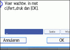 Schermafbeelding Bedieningspaneel