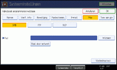 Schermafbeelding Bedieningspaneel
