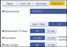Schermafbeelding Bedieningspaneel