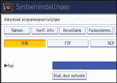 Schermafbeelding Bedieningspaneel