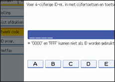 Schermafbeelding Bedieningspaneel