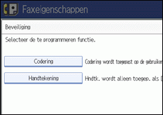 Schermafbeelding Bedieningspaneel