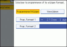 Schermafbeelding Bedieningspaneel