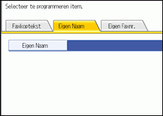 Schermafbeelding Bedieningspaneel