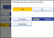 Schermafbeelding Bedieningspaneel