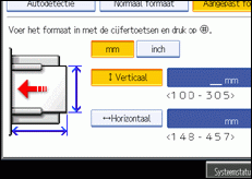 Schermafbeelding Bedieningspaneel