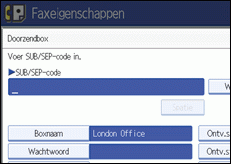 Schermafbeelding Bedieningspaneel