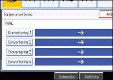 Illustrasjon av skjermen på brukerpanelet.