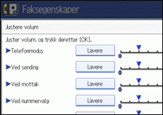 Illustrasjon for betjeningspanelskjerm