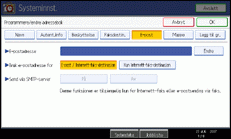 Illustrasjon av operasjonspanelet