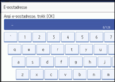 Illustrasjon av operasjonspanelet