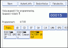 Illustrasjon av operasjonspanelet