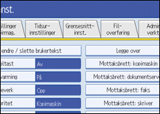 illustrasjon av funksjonspanel