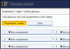Illustrasjon av operasjonspanelet