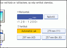 Illustrasjon av operasjonspanelet