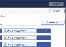 Illustrasjon av operasjonspanelet