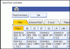Illustrasjon av operasjonspanelet
