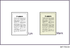 Illustration af justering af billedegenskaber