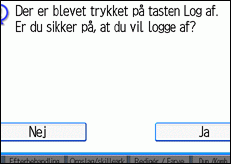 Illustration af betjeningspanelskærmen