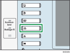 Illustration af tasten Printer