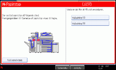 Illustration af sk&aelig;rmen p&aring; betjeningspanelet