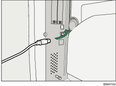 Laitteen kytkeminen USB-liitäntäkaapeliin