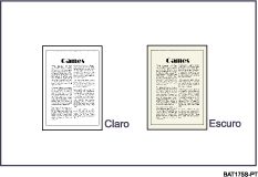 Ilustra&ccedil;&atilde;o de ajuste da qualidade da imagem