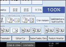 Imagem do ecr&atilde; do painel de opera&ccedil;&otilde;es