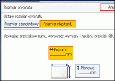 Ilustracja ekranu panelu operacyjnego