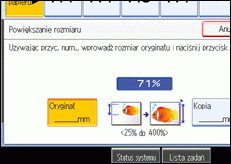 Ilustracja ekranu panelu operacyjnego