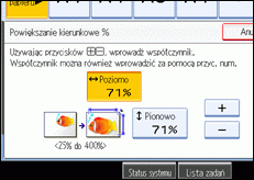 Ilustracja ekranu panelu operacyjnego