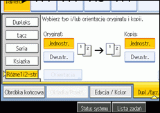 Ilustracja ekranu panelu operacyjnego