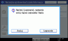 Ilustracja przedstawia ekran panelu operacyjnego