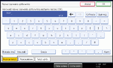 Ilustracja przedstawia ekran panelu operacyjnego