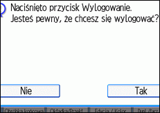 Ilustracja przedstawia ekran panelu operacyjnego