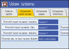 Ilustracja ekranu panela operacyjnego