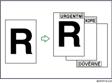 Ilustrace přednastaveného razítka