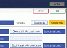 Obrázek displeje ovládacího panelu