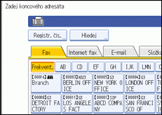 Obrázek displeje ovládacího panelu