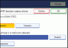 Obrázek displeje ovládacího panelu