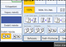 A kezel�panel k&eacute;perny�j&eacute;nek bemutat&aacute;sa