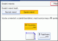 A kezel�panel k&eacute;perny�j&eacute;nek bemutat&aacute;sa