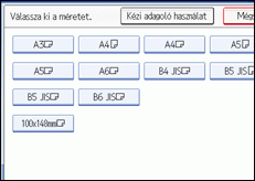 A kezel�panel k&eacute;perny�j&eacute;nek bemutat&aacute;sa