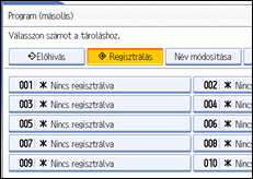 A kezel�panel k&eacute;perny�j&eacute;nek bemutat&aacute;sa