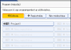 A kezel�panel k&eacute;perny�j&eacute;nek bemutat&aacute;sa