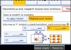 A kezel�panel k&eacute;perny�j&eacute;nek bemutat&aacute;sa